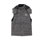 Spike G card thương hiệu cao cấp giảm giá nam chính hãng mới mùa thu áo vest cotton trùm đầu vest 3B060 - Áo vest cotton