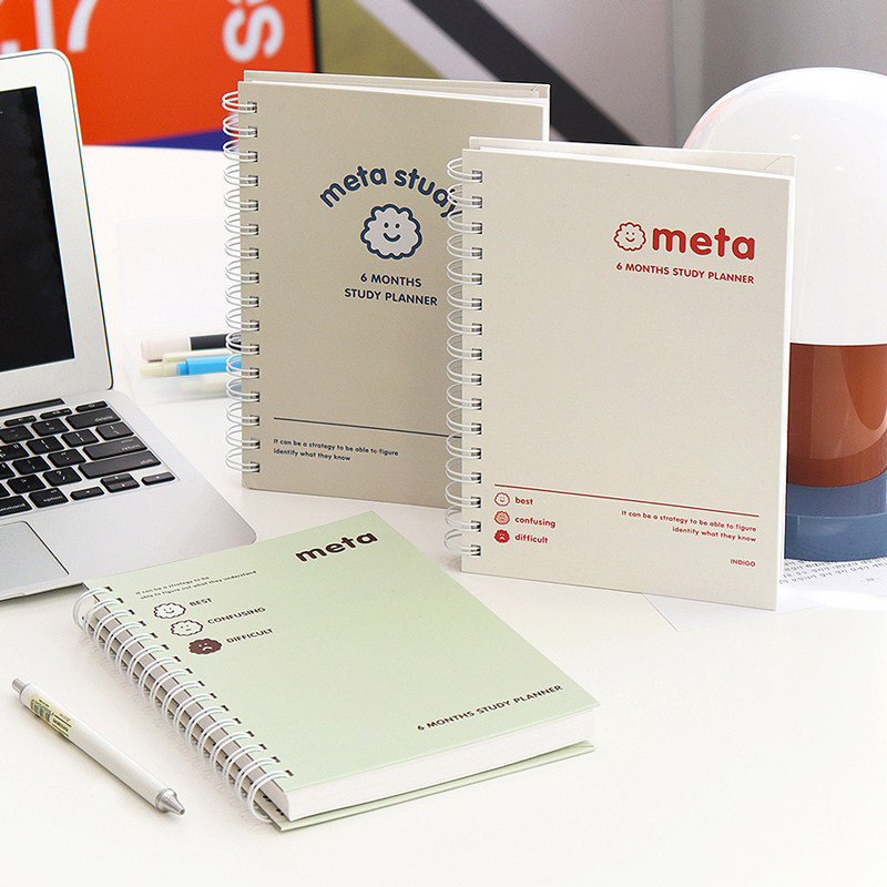 인디고 크리에이티브 6개월 학습계획 학생일정관리 시간계획 자기수양 코일북