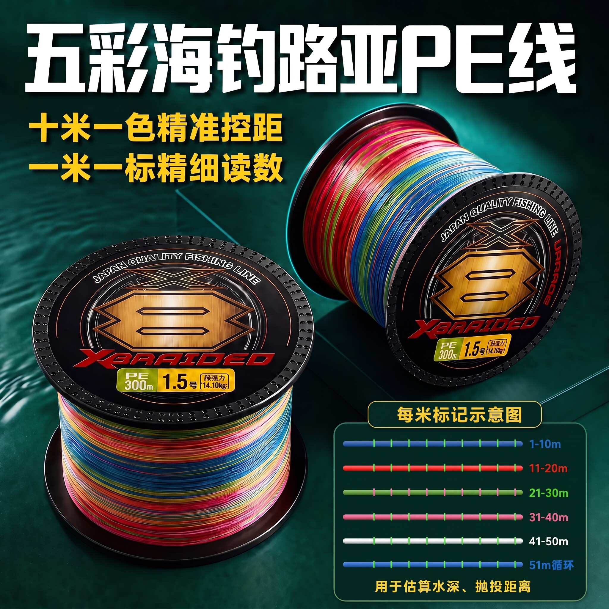 海船钓精准算水深抛投距离8编PE