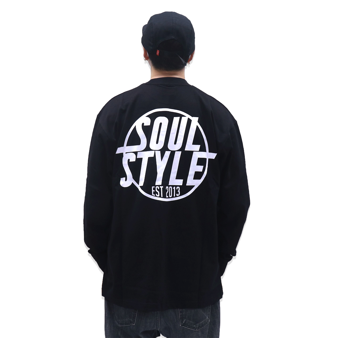 小领口长袖soulstyle嘻哈