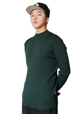 SOULSTYLE Mockneck 嘻哈街舞bboy练舞专用高弹力长袖紧身旋转衣