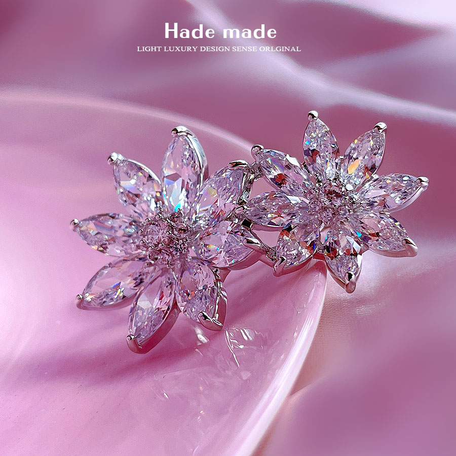 日韩氧化锆石新款刘海侧边夹