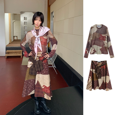 Yanag春夏百家布皮肤衣半身裙女