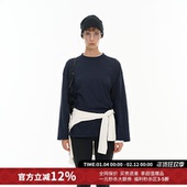 MAKE T恤女25秋冬新款 IF三角针基础大版 圆领套头长袖