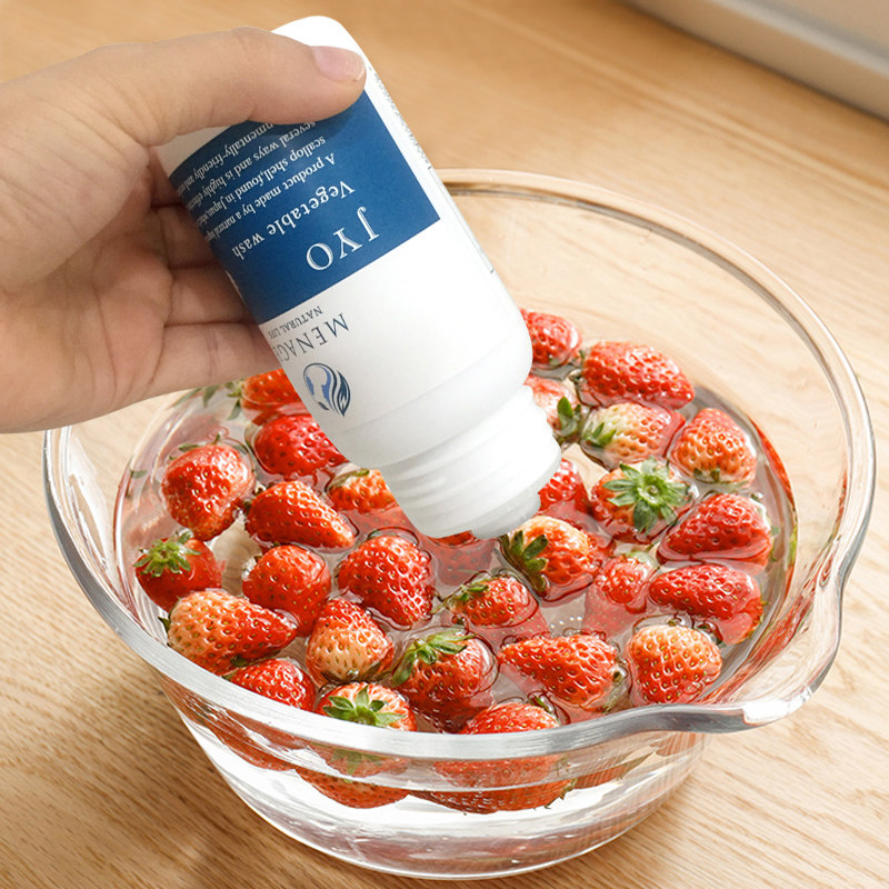 日本贝壳粉果蔬清洗粉洗菜粉餐洗剂餐具奶瓶洗洁精80g