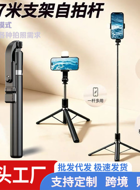 R1-L蓝牙手机三脚自拍杆补光