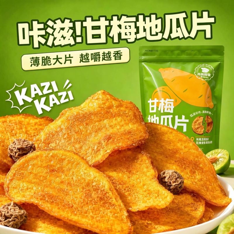 鲜切红薯片即食解馋宿舍饱腹