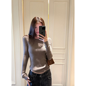 淡颜天菜100绵羊毛新澳品牌岛精无缝一体工艺精致针织衫