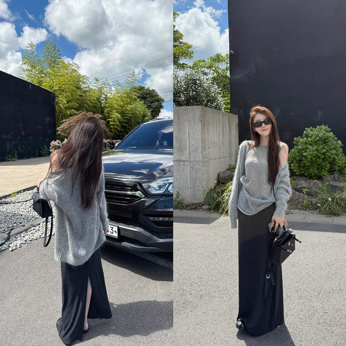 Here yaya shop 糯米麻薯穿了n年糯糯绒绒手感基础纸片人半身裙