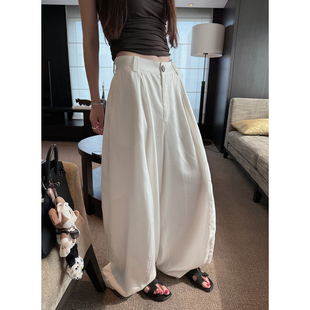Here yaya shop 7.17云感呼吸裤有调性天丝垂垂藏肉清凉奶奶裤