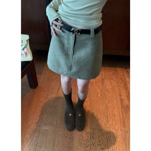 yaya shop 搭配公示做旧砂洗工艺万能穿搭半身裙 9.26 Here