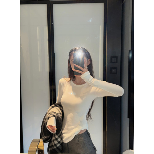 Here yaya shop 10.20 20:00冬日白开水高弹力加厚加密修身打底衫