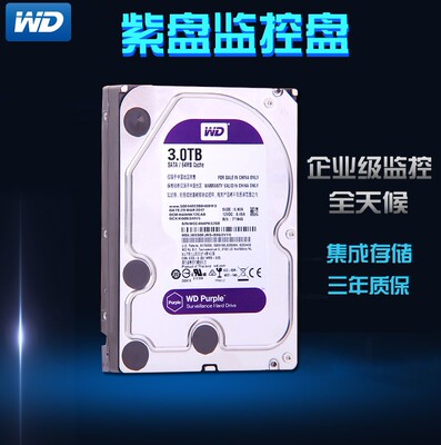 wd西部数据紫盘5400转
