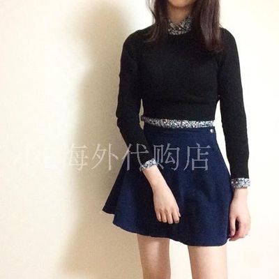 美国白百何灯芯绒a字裙现货