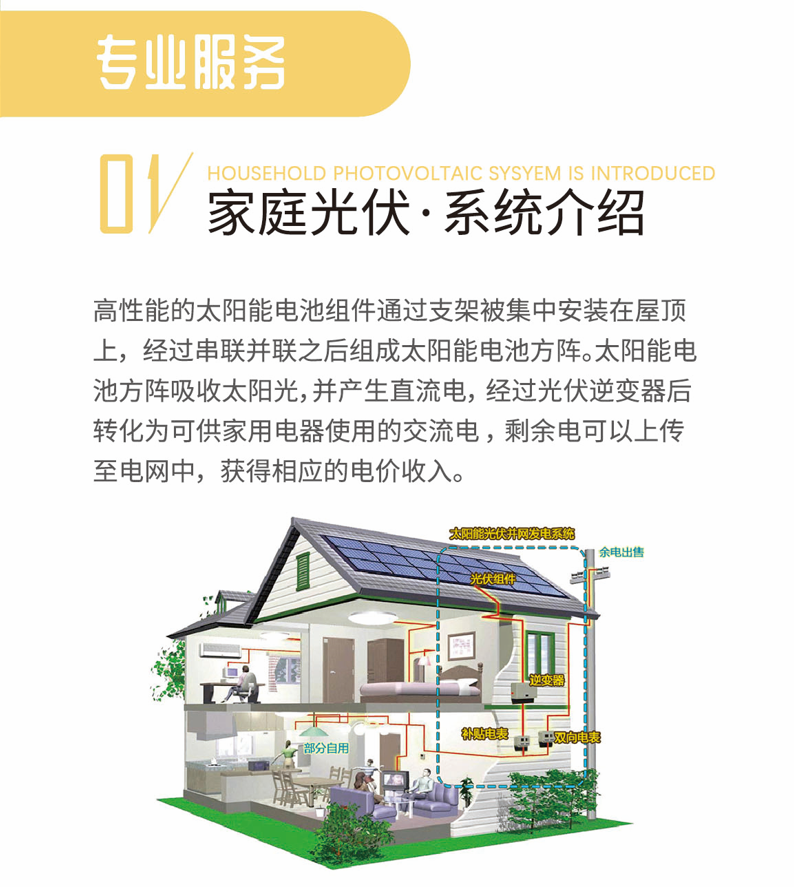 太阳能光伏并网系统全流程设计申报施工安装工商业居民珠三角地区