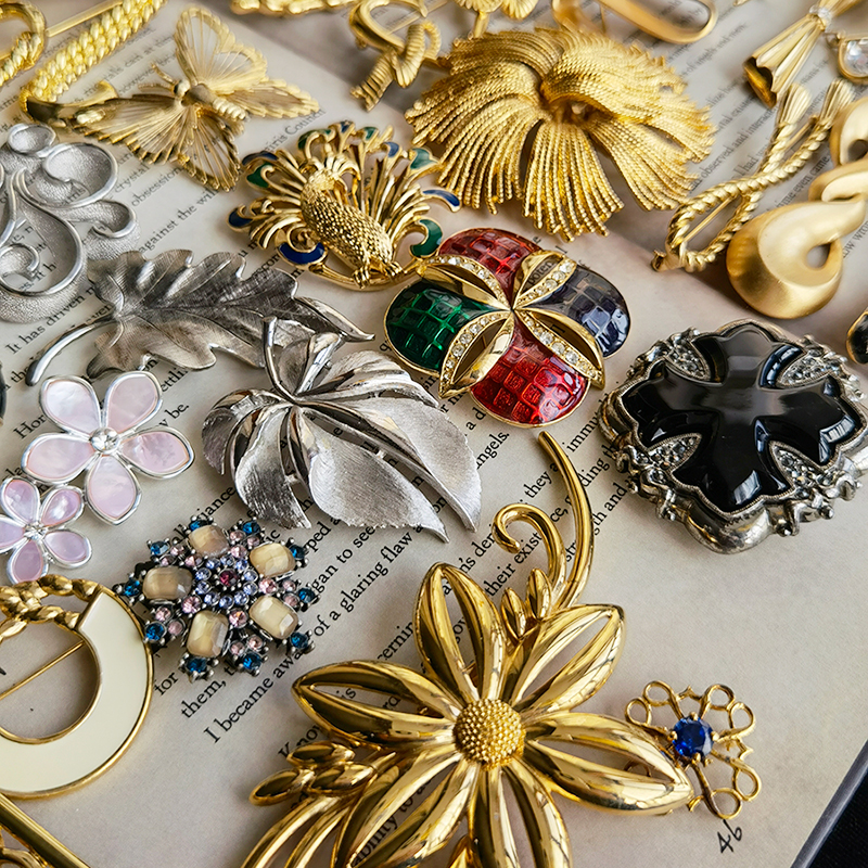 中古VINTAGE胸针复古饰品