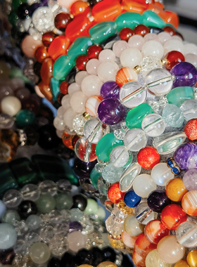 男女款水晶玛瑙中古原创设计手串