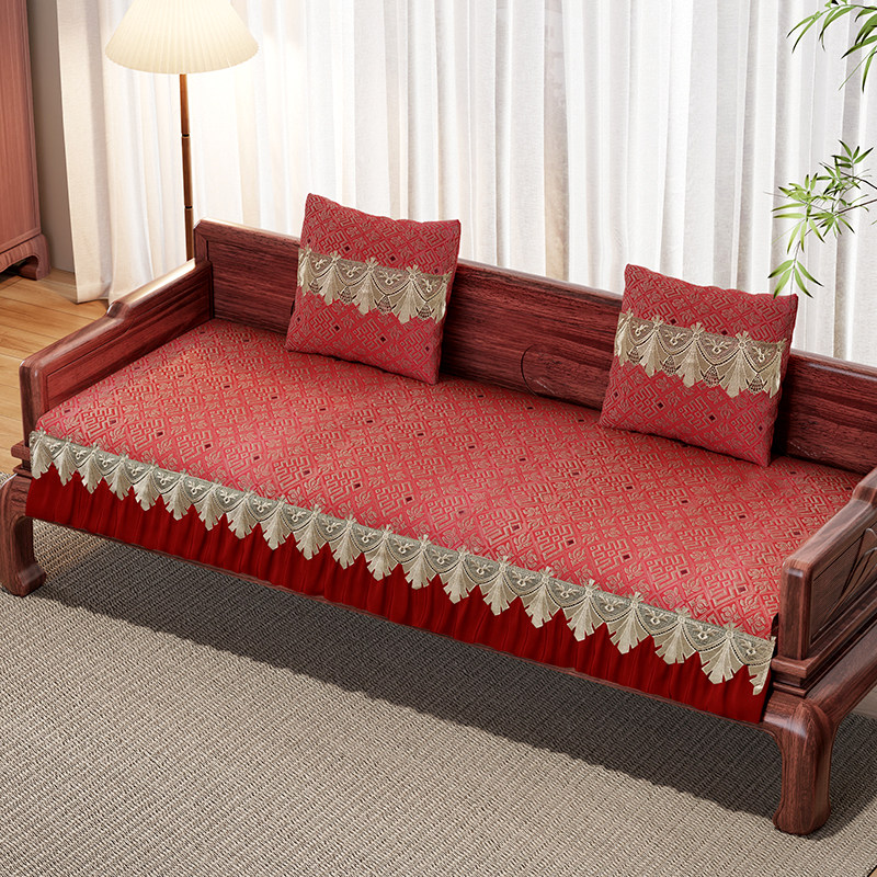 定制红木沙发垫四季通用防滑