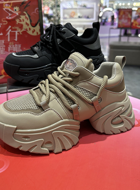 CBANNER千百度女鞋2024新款春季休闲运动老爹鞋A24126204C01C15