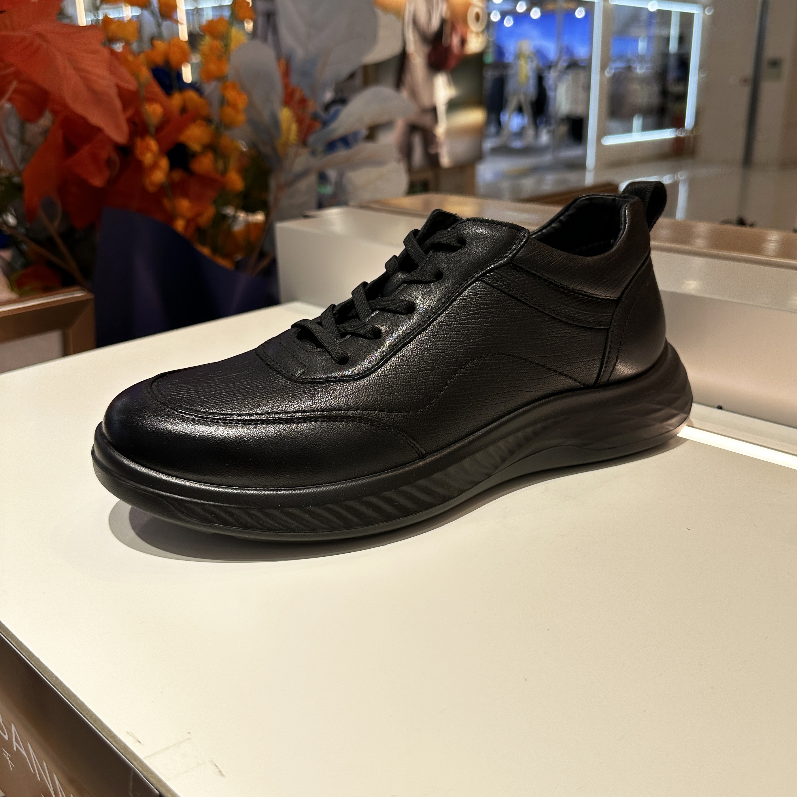 商场同款正品千百度男鞋加绒通勤