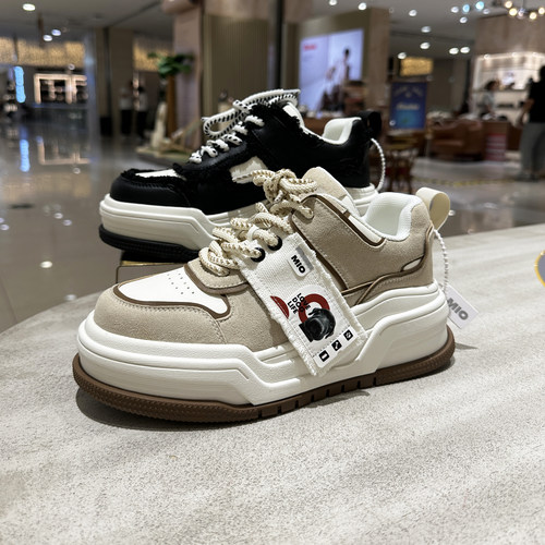 MIO米奥女鞋厚底休闲板鞋休闲鞋