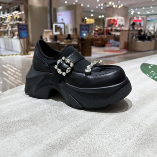 MIO米奥女鞋松糕底厚底牛津鞋2026春季新款公主风增高M261561546