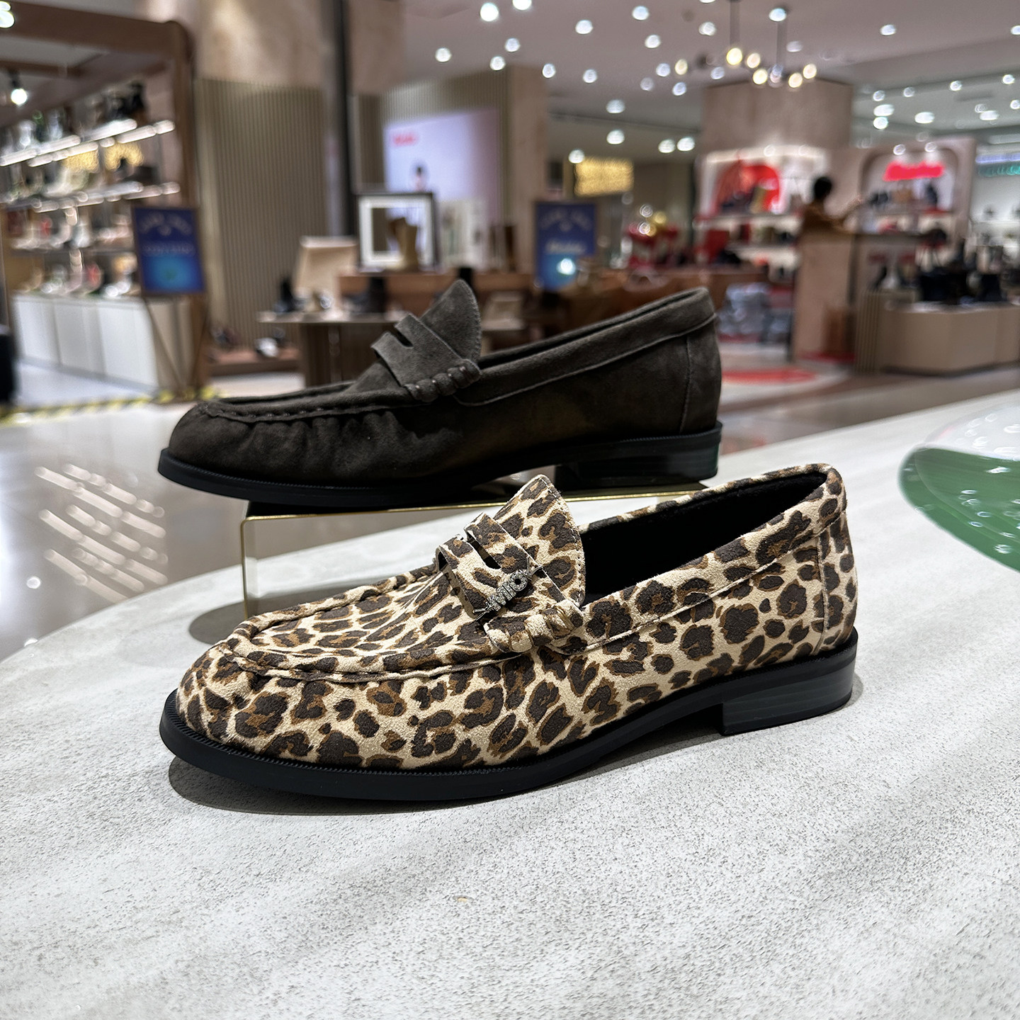 MIO米奥女鞋英伦系豹纹一脚蹬2026春季新款复古平底M261461701,女鞋,乐福鞋（豆豆鞋）,淘宝优惠券,粉丝福利购,淘宝优惠卷