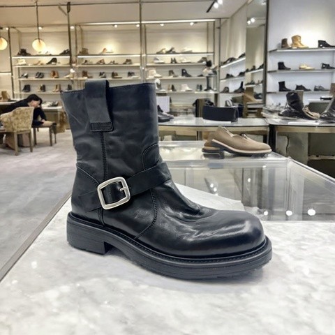 EBLAN伊伴女鞋厚底马丁靴皮靴