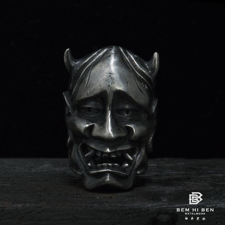 白木黑冰原创作品般若925银