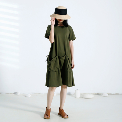 2021年夏季短袖连衣裙宽松设计