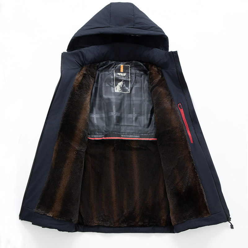 现货主推！551/P68加绒加厚棉衣男商务爸爸棉服中老年棉袄父亲装,男装棉衣,星座1216