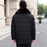 8812/P168商务男装爸爸羽绒服中老年中长款外套羽绒衣，男装羽绒服，星座1216