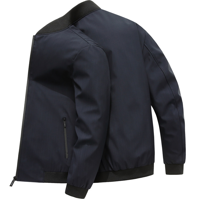 2205/P55新款棒球服外套男爸爸商务休闲夹克父亲装外套中年茄克,男装夹克,星座1216