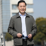 翻领拉链款卡其色