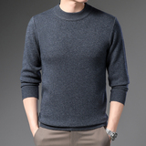 仿羊绒加貂绒中年男毛衣2018/P65中老年爸爸商务毛衣男，男装针织衫/毛衣，星座1216