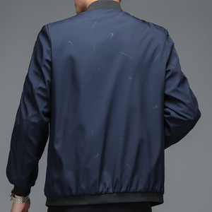 283/P40商务休闲2023新款夹克外套中年男士棒球服薄款上衣图片