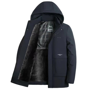 主推爆版！382/P78商务冬装棉衣男棉服中青年爸爸外套棉袄中年男图片