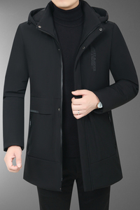 主推款！2188/P95商务服装爸爸棉服中老年休闲棉衣中长款外套图片