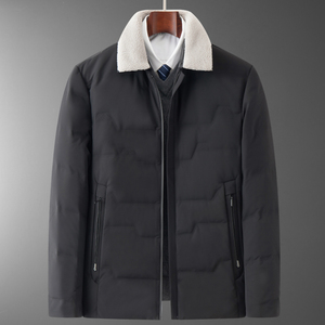 92001/P190冬装羽绒服中老年休闲商务羽绒服外套爸爸羽绒衣图片