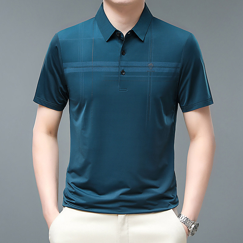 2311/P302023夏季新款短袖T恤中青年爸爸薄款休闲polo衫男，男装Polo衫，星座1216