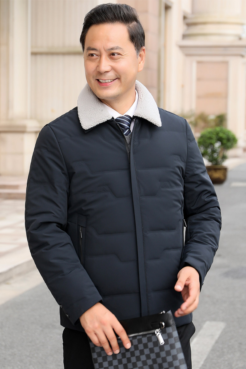 92001/P190中老年休闲商务羽绒服外套中青年爸爸轻薄羽绒外套,男装羽绒服,星座1216