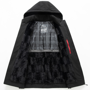 主推新款！685/P72加绒加厚商务棉衣爸爸棉服中老年服装棉服图片