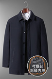 可脱内胆！8909/P210商务绅士羽绒服中老年爸爸翻领钮扣羽绒外套，男装羽绒服，星座1216