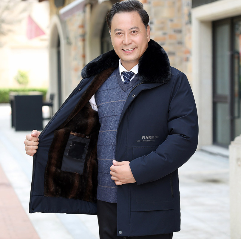 经典款8037/P130加绒加厚中长款立领呢大衣中老年爸爸商务大衣,男装毛呢大衣,星座1216