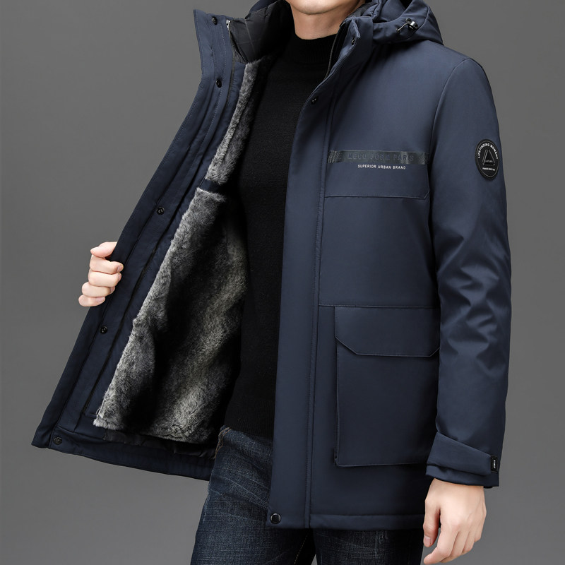 新标90鹅绒服@主推！可脱内胆！8306/P215商务爸爸中老年男,男装羽绒服,星座1216