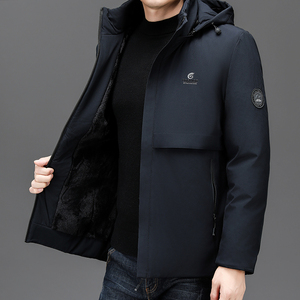 主推新款！685/P72加绒加厚商务棉衣男爸爸棉服中老年服装棉袄图片