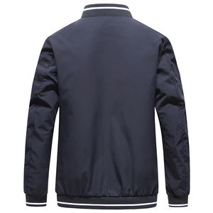 2218/P60 秋装新款中年潮流爸爸外套夹克运动休闲秋装棒球服图片
