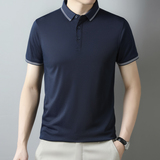 主推现货多色多码！3303/P21商务休闲短袖汗衫中青年爸爸潮流polo，男装Polo衫，星座1216