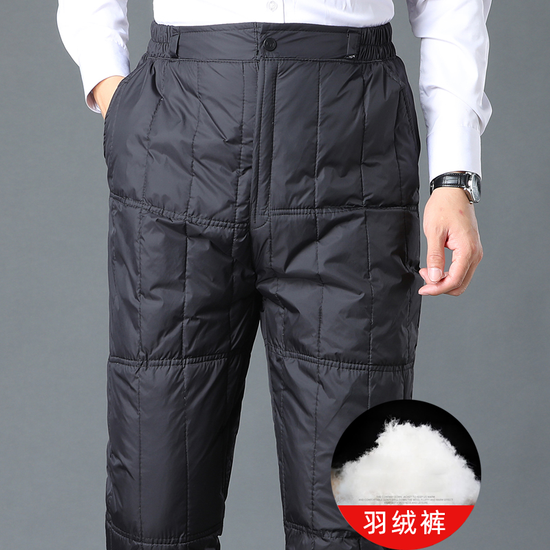 爆版羽绒裤503/P65中老年羽绒裤男爸爸宽松高腰挡风裤老人保暖裤，保暖内衣，星座1216