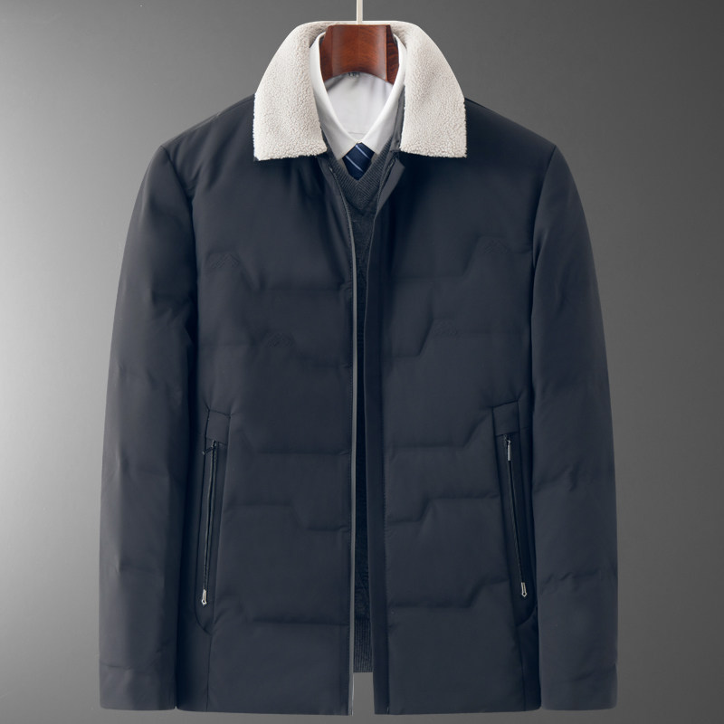 92001/P190冬装羽绒服中老年休闲商务羽绒服外套爸爸羽绒衣,男装羽绒服,星座1216